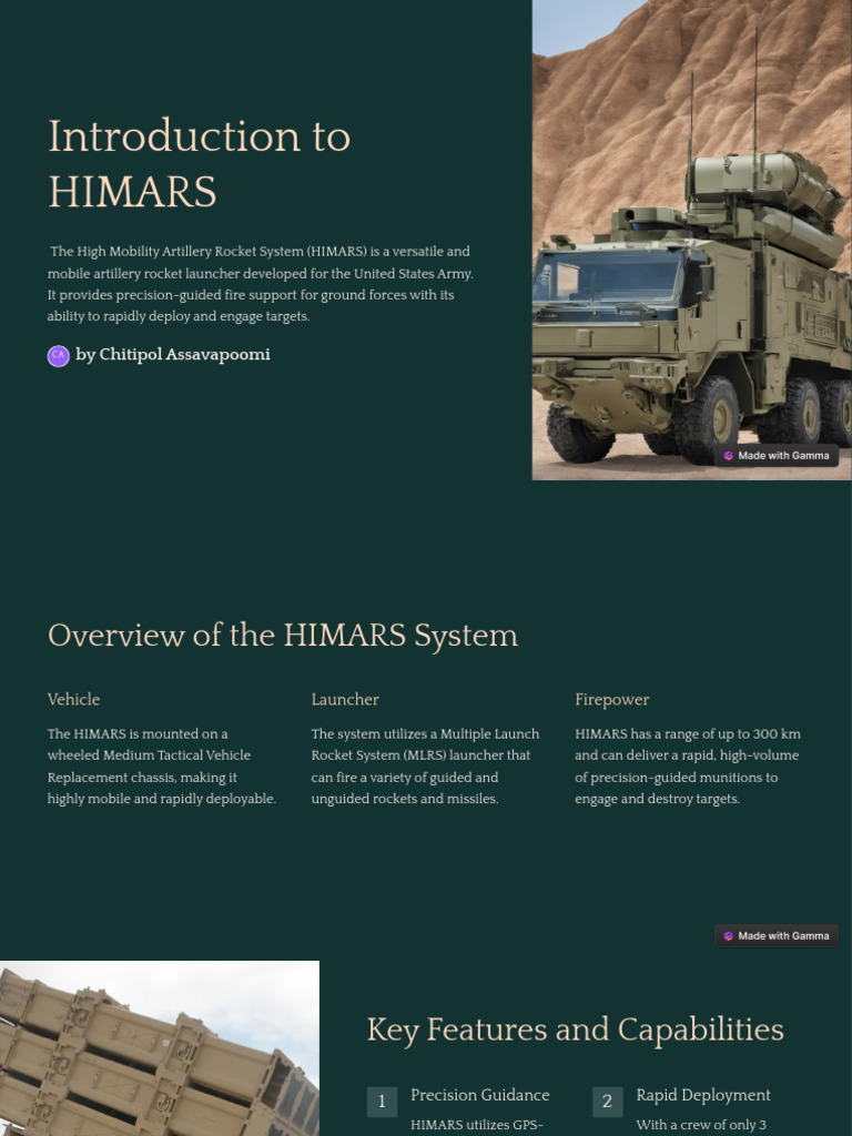 Introduction to HIMARS | PDF | Warfare | Ballistics