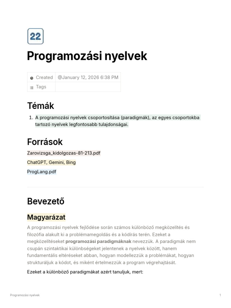 21-Programozási nyelvek | PDF