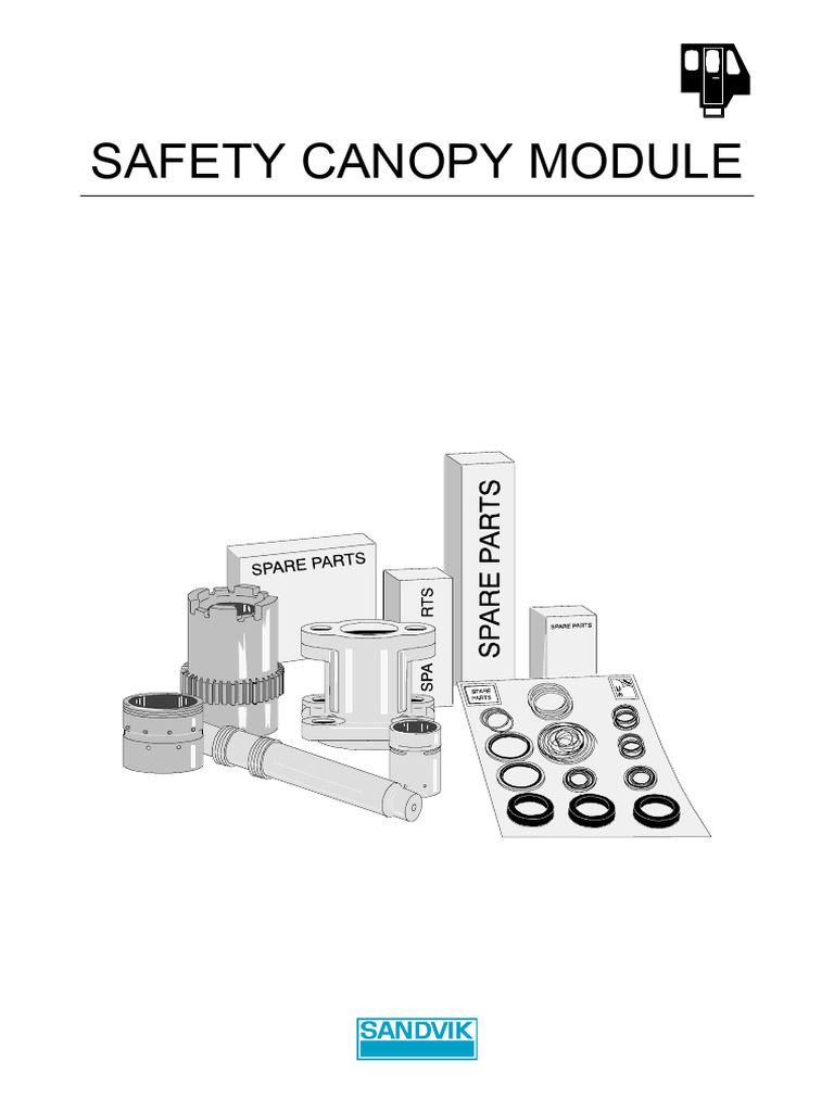 Sandvik Safety Canopy Module Overview | PDF | Screw | Valve