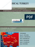 Classical Turkey: Istanbul, Cappadocia, Pamukkale, Kusadasi, Canakkale, Istanbul