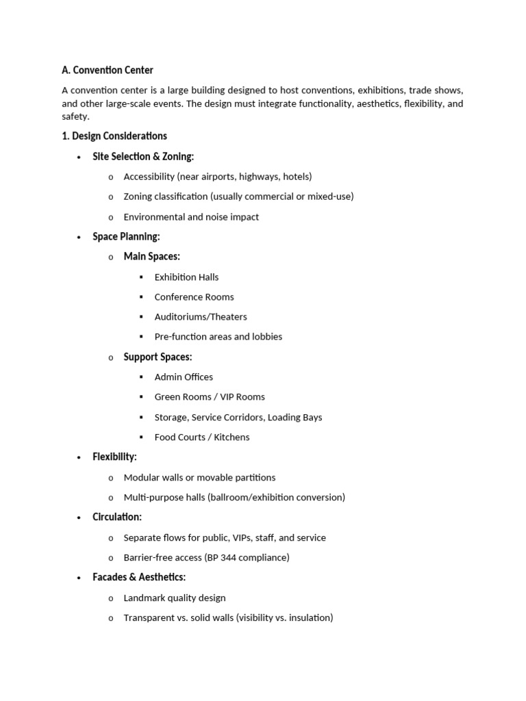 Philippine Convention Center Design Guide | PDF | Elevator | Accessibility