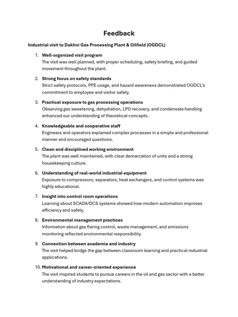 Feedback | PDF
