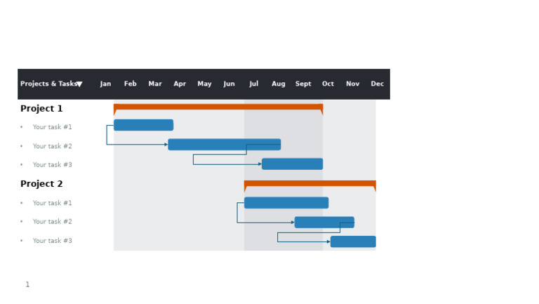Monthly Project Task Overview | PDF