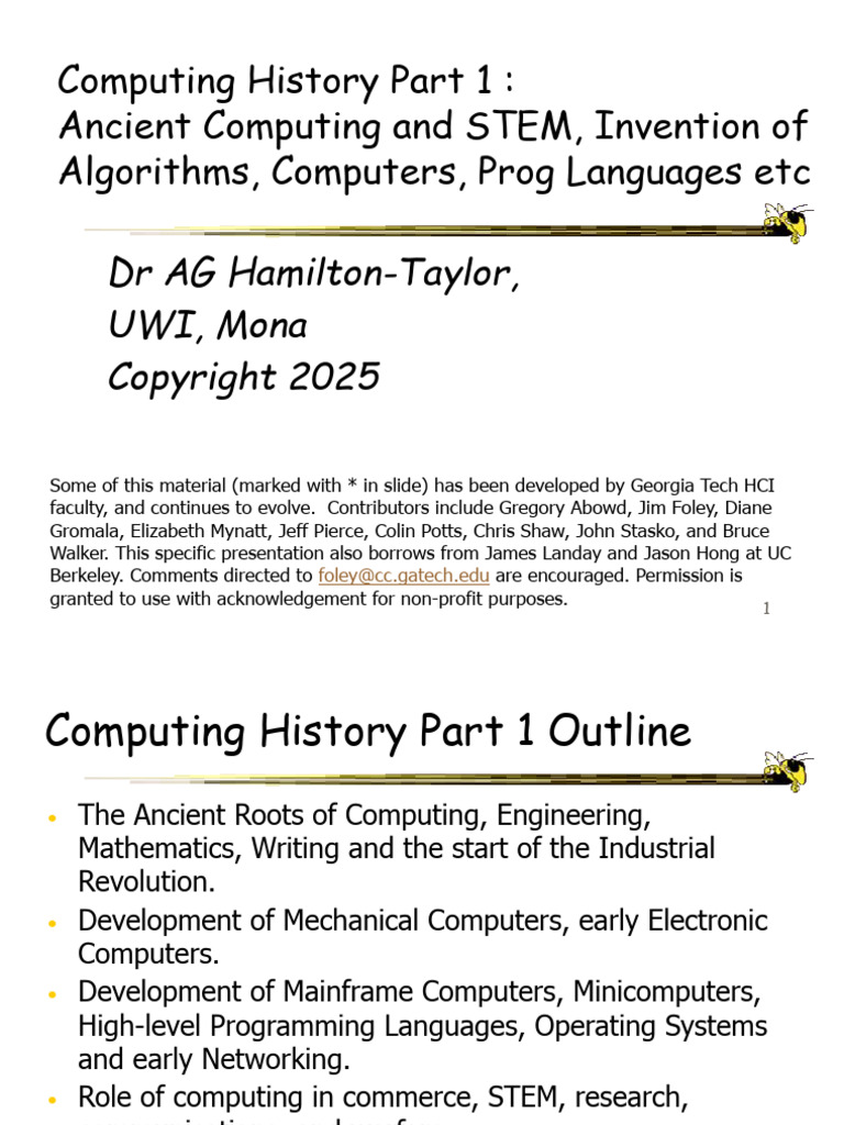Ancient Computing and Its Evolution | PDF | Katherine Johnson | Thomas ...