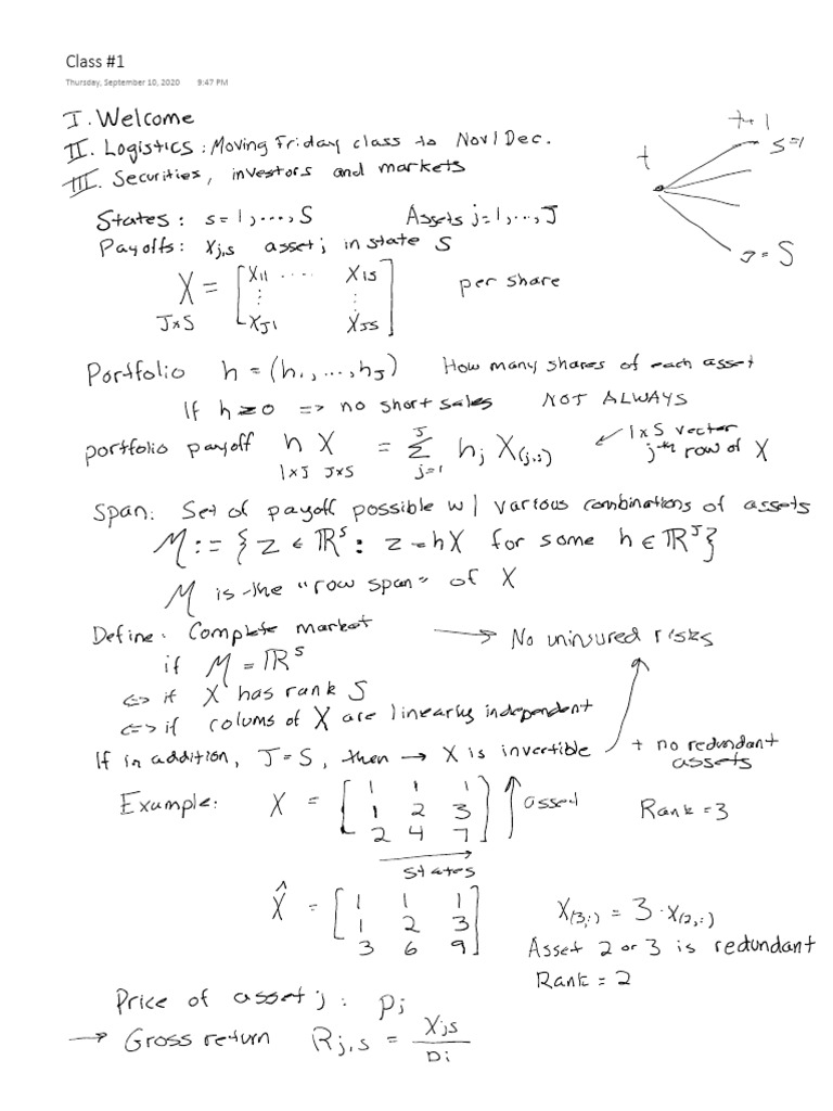 Class 1 | PDF