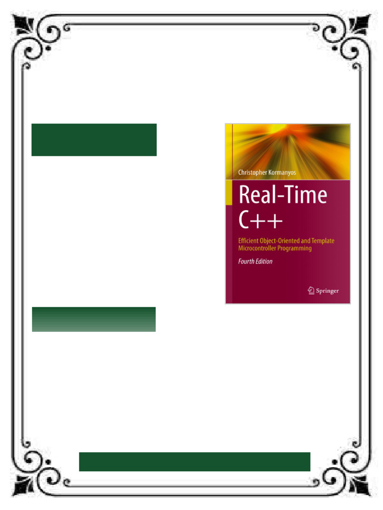 Real-Time C++: Efficient Object-Oriented and Template Microcontroller ...