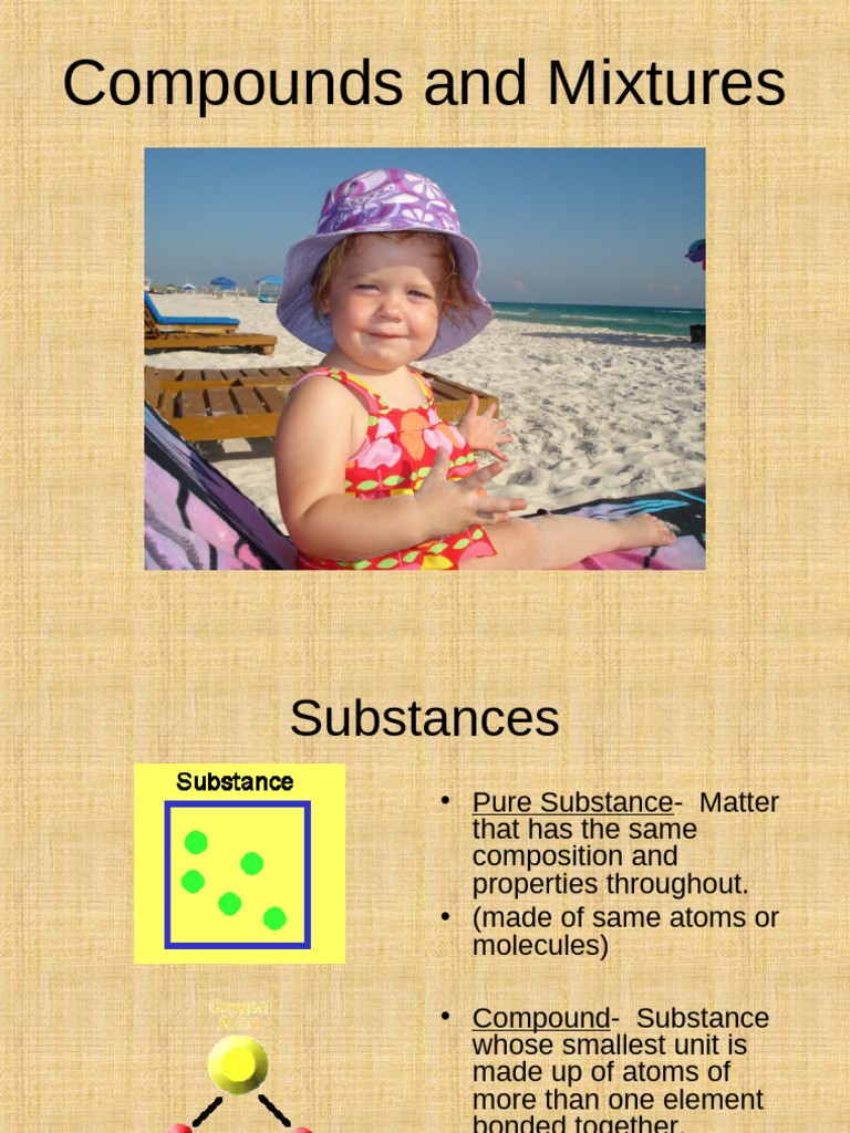 Understanding Compounds and Mixtures | PDF