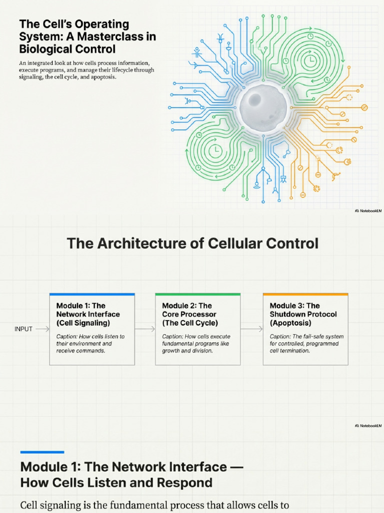 The Cell S Biological Operating System | PDF