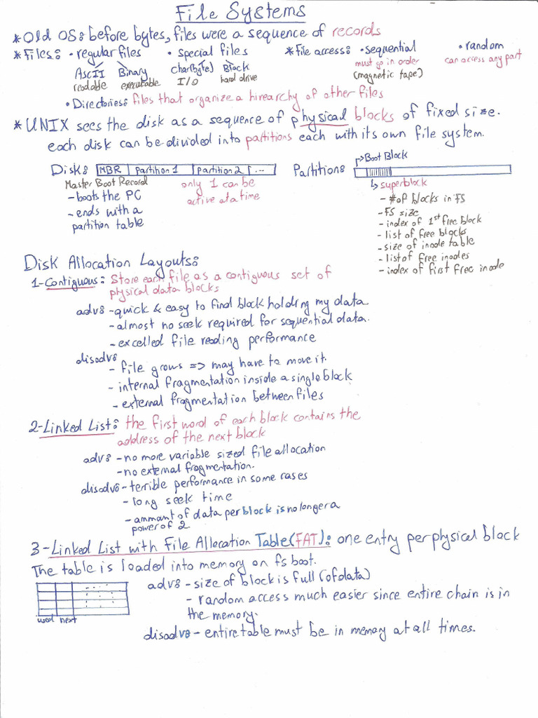 Ch3 File Systems | PDF