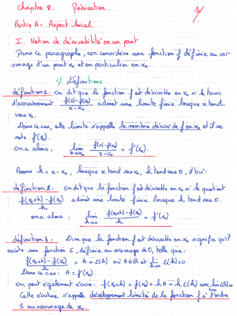 Dérivation | PDF