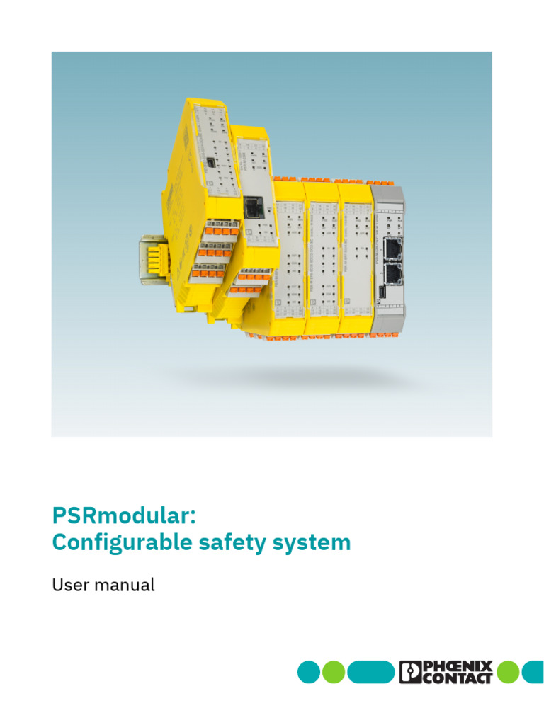 PSRmodular Safety System Manual | PDF | Safety | Computer Engineering