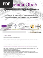 ARTIGO SOBRE OBOÉ - As marcas de fabricantes e o perfil do mercado e dicas importantes para comprar seu instrumento (por Marcos Oliveira)