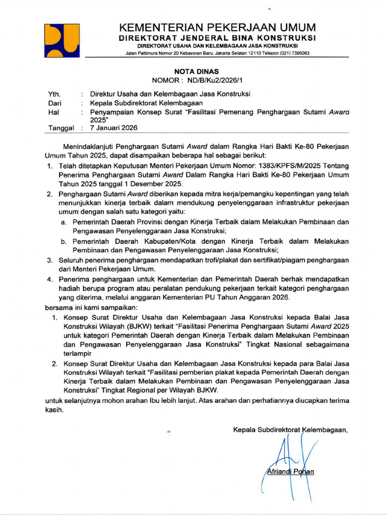 ND_Ku2_01_Nodin KaSubdit to Dir UKJK_Fasilitasi Hadiah Sutami Award ...