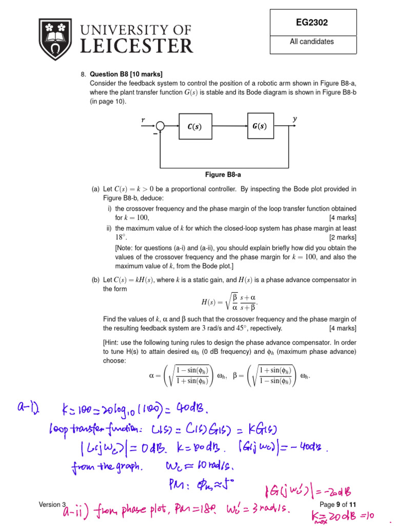 EG2302 Workshop 4 Solution | PDF | Analog Circuits | Feedback