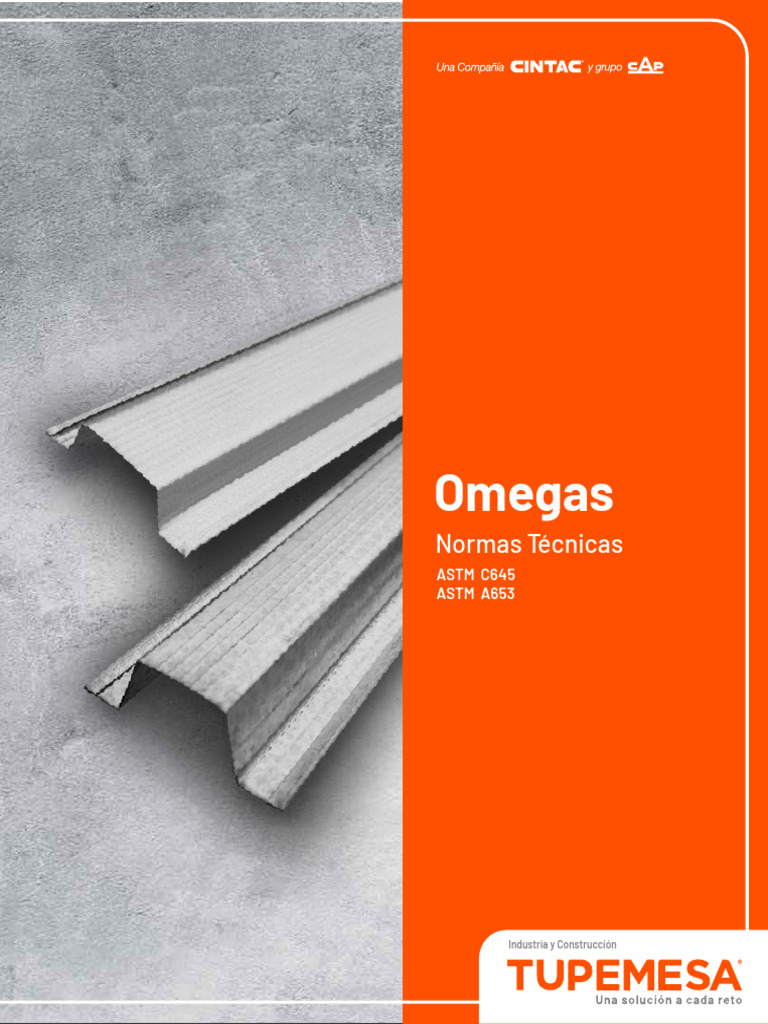 Omegas en Construcción: Normas y Ventajas | PDF