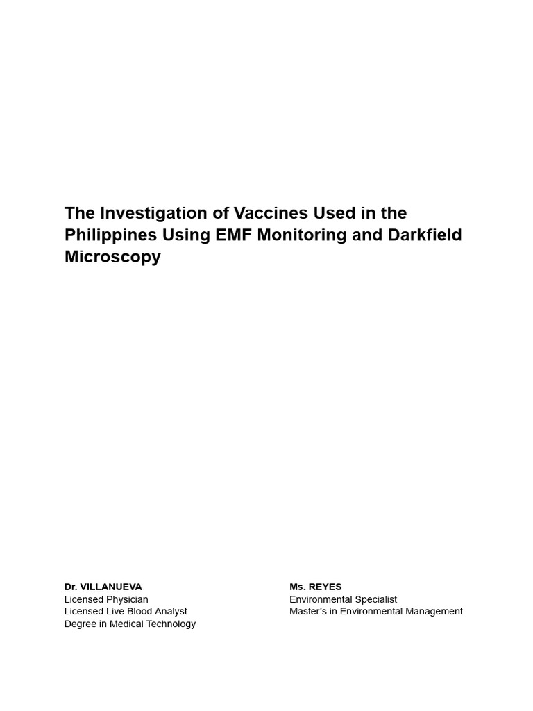 Vaccine Investigation in the Philippines | PDF | Vaccines | Red Blood Cell