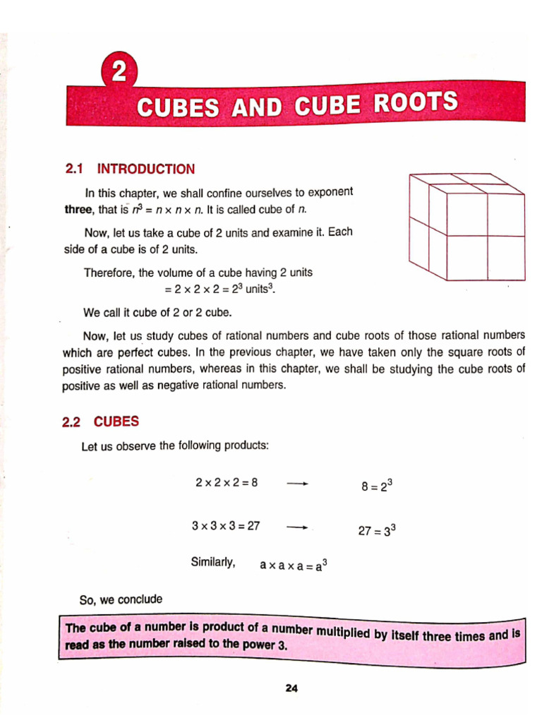Cubes and Cube Root | PDF