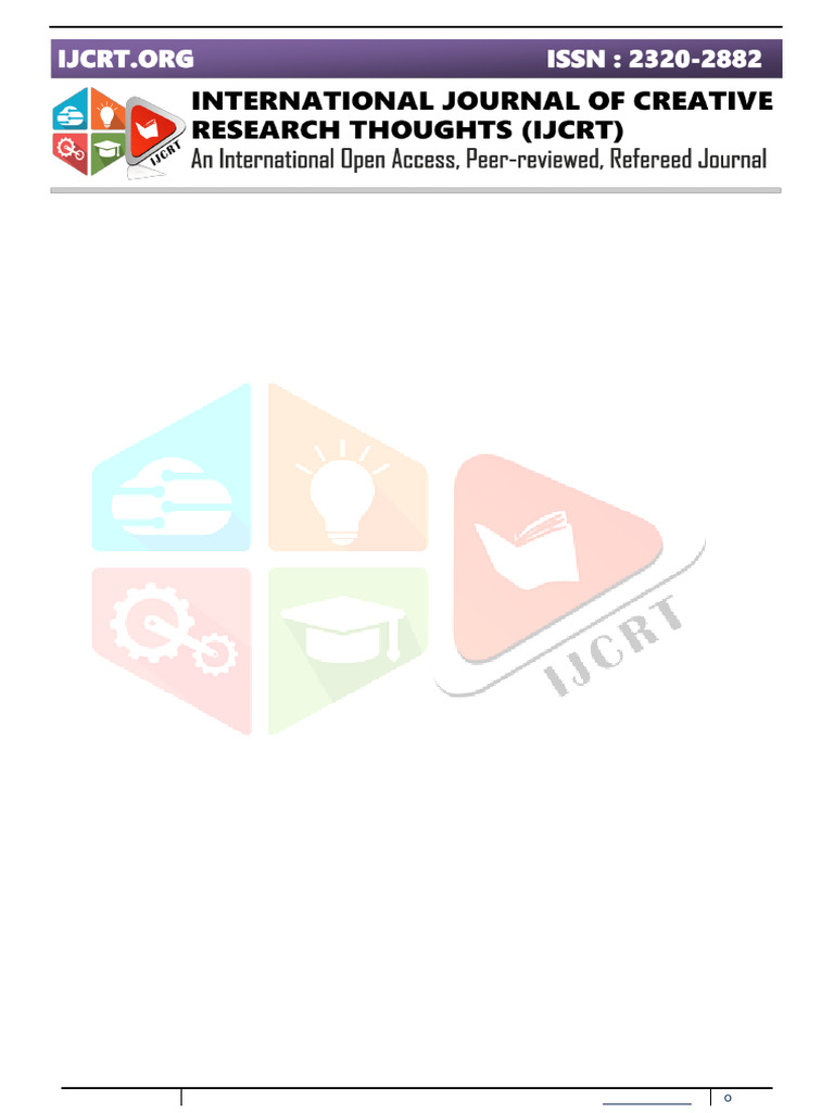IJCRT24A5670 | PDF | Support Vector Machine | Machine Learning