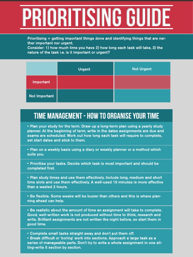 Effective Time Management Strategies | PDF