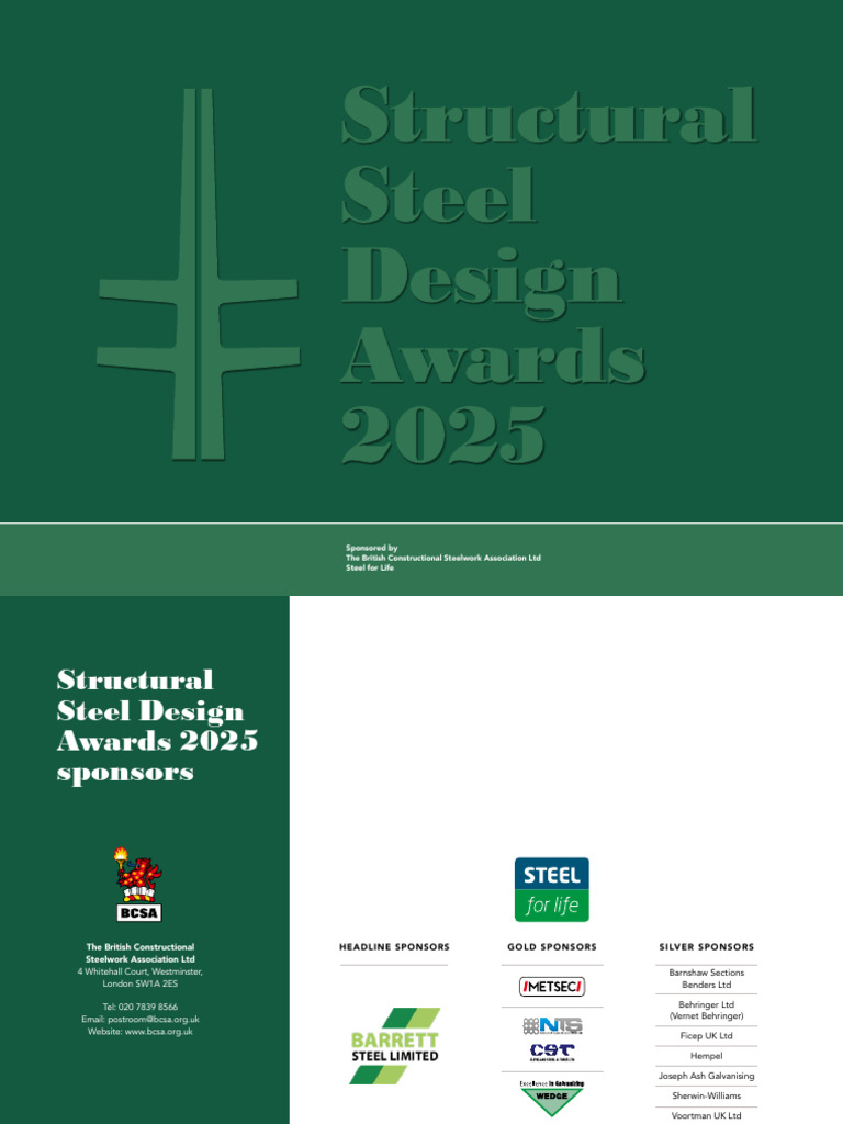 Structural Steel Design Awards 2025 | PDF | Bridge | Engineering