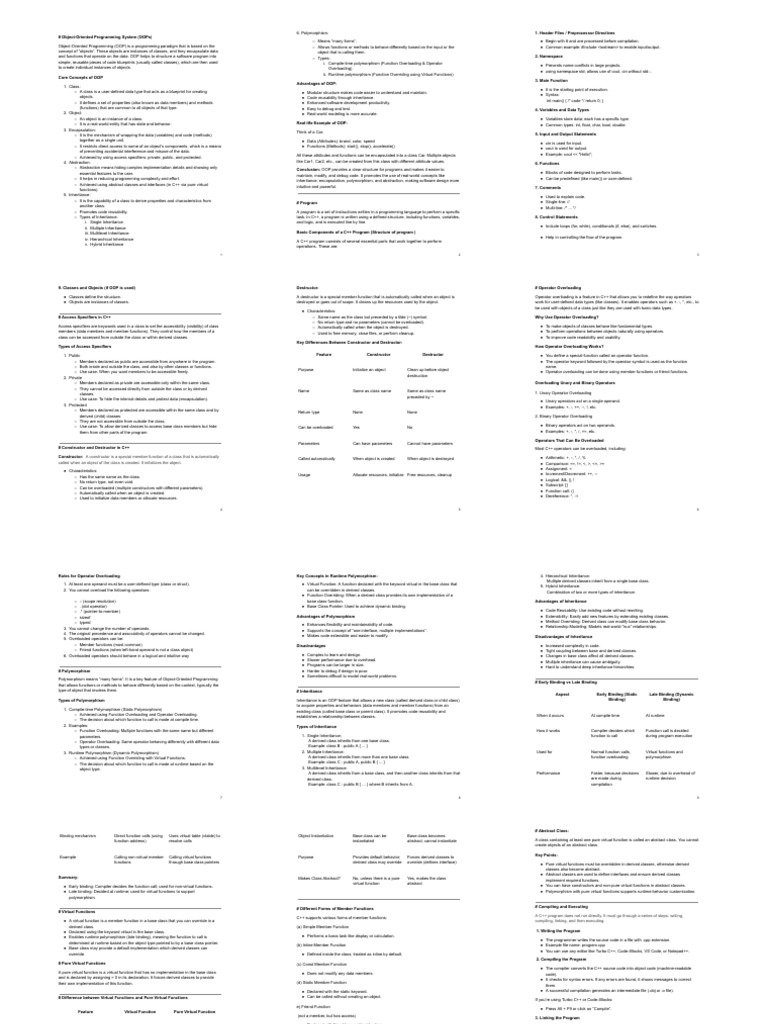 Understanding Object-Oriented Programming | PDF | Inheritance (Object ...