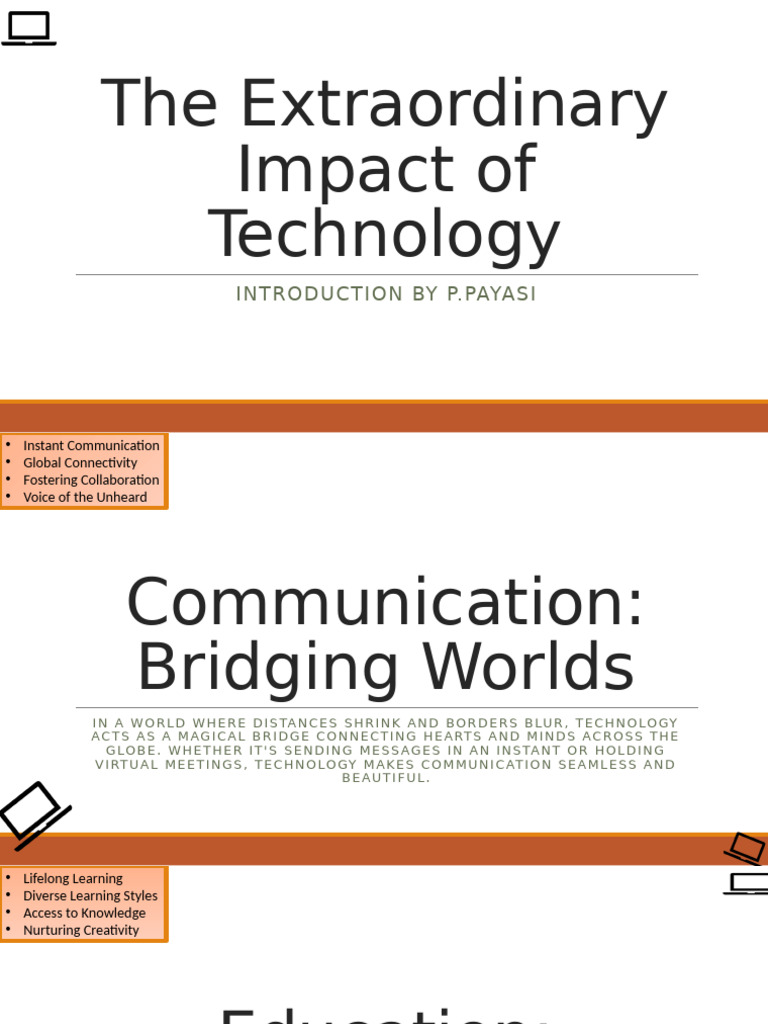 The Transformative Power of Technology | PDF