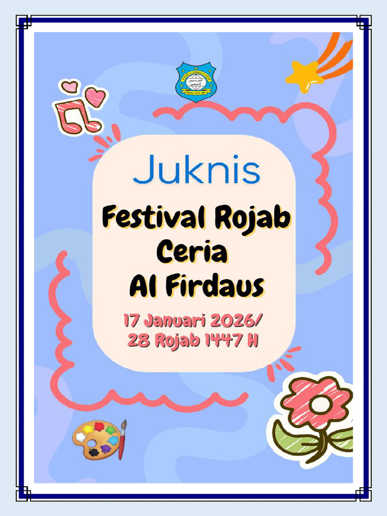 Festival Rojab Ceria Al Firdaus 2026 | PDF