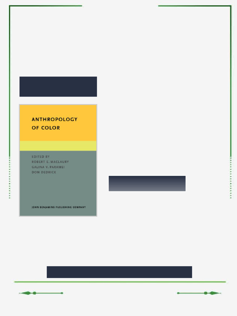 Anthropology of Color Robert E. Maclaury ebook unlimited reading 2026 ...
