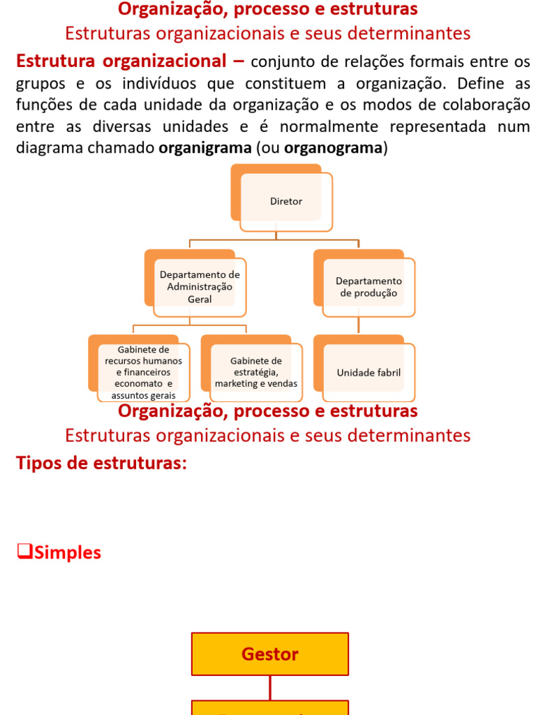 Tipos de Estruturas Organizacionais | PDF | Economias | Economia de ...
