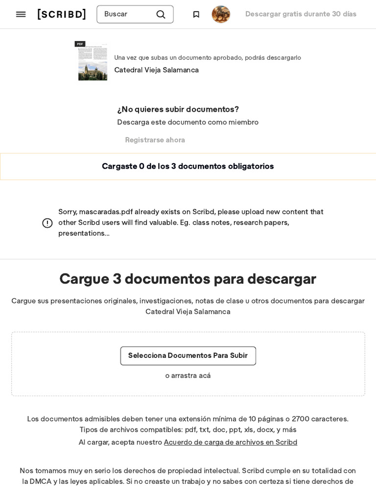 Suba un documento _ Scribd | PDF | Scribd