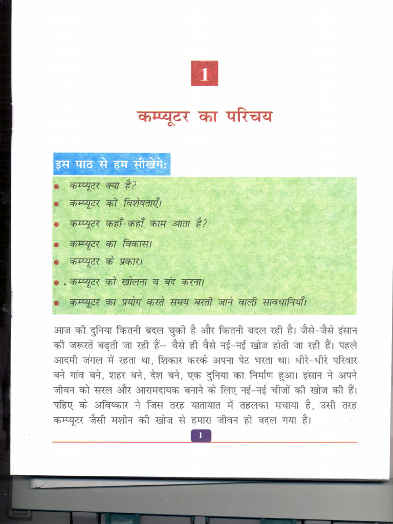 Basic Computer Skills A Level Hindi | PDF