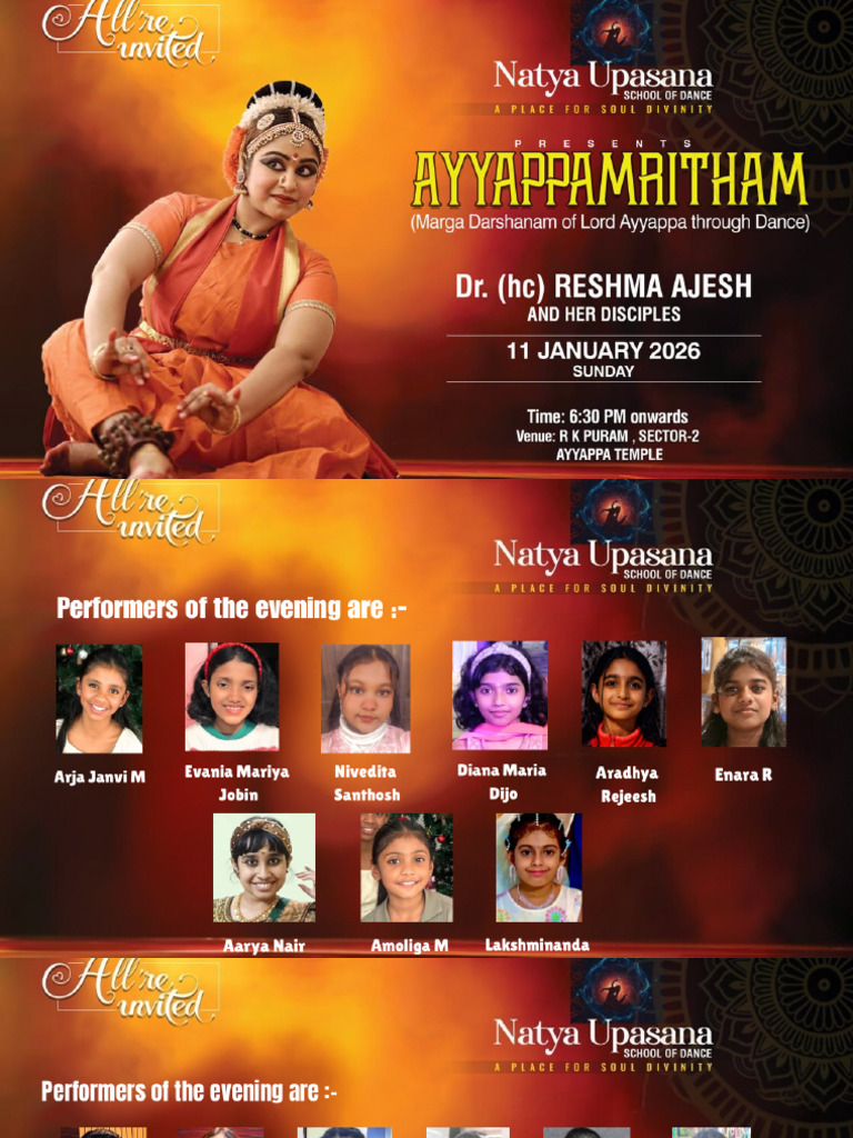 Dance Program Invitation | PDF