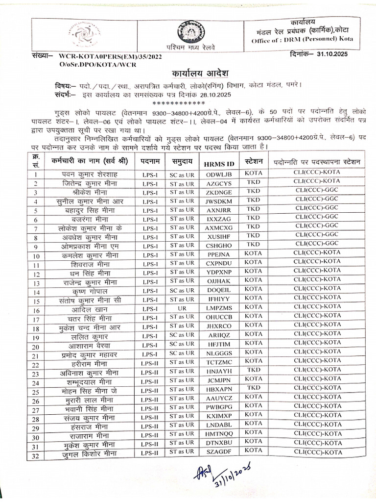 GLP Promotion Order | PDF