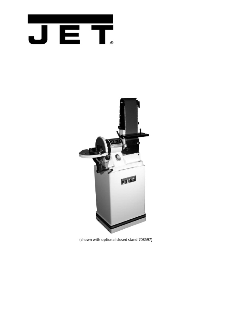 Benchtop Disc/Belt Sander Manual | PDF | Electrical Connector | Screw