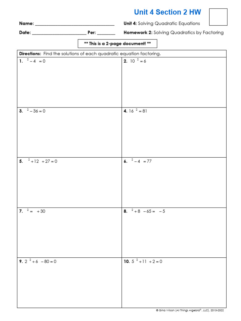 Kami Export - U4.2 SE Homework | PDF