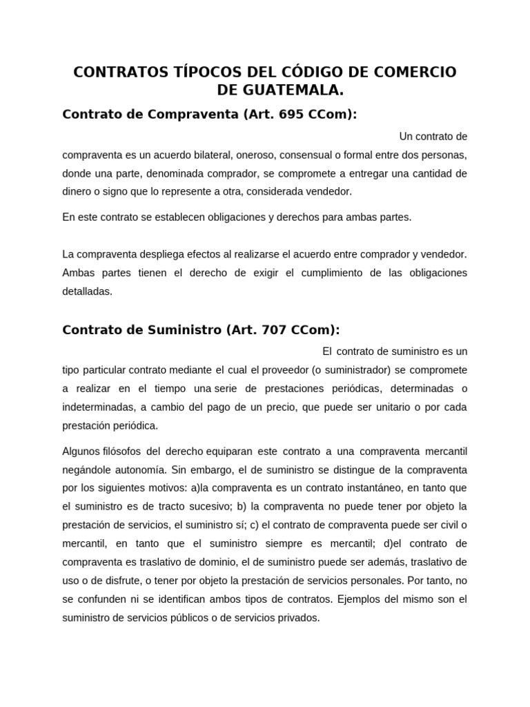 Contratos Comerciales en Guatemala | PDF | Reaseguro | Póliza de seguros