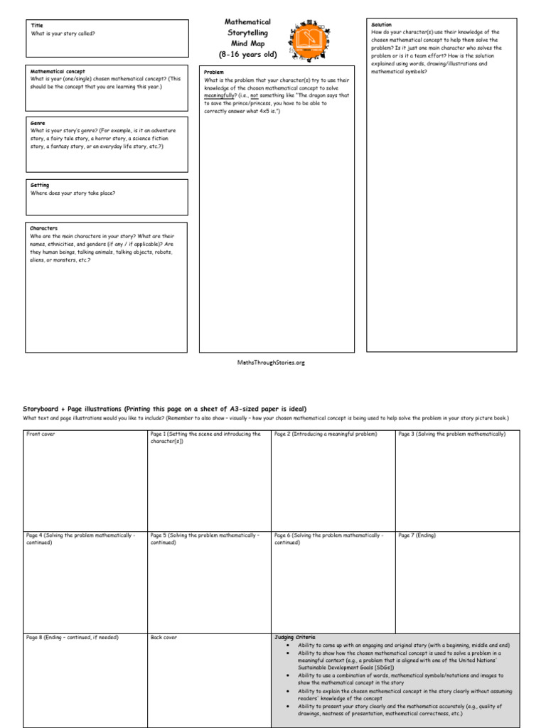 Engaging Math Storytelling Guide | PDF | Concept | Mathematics