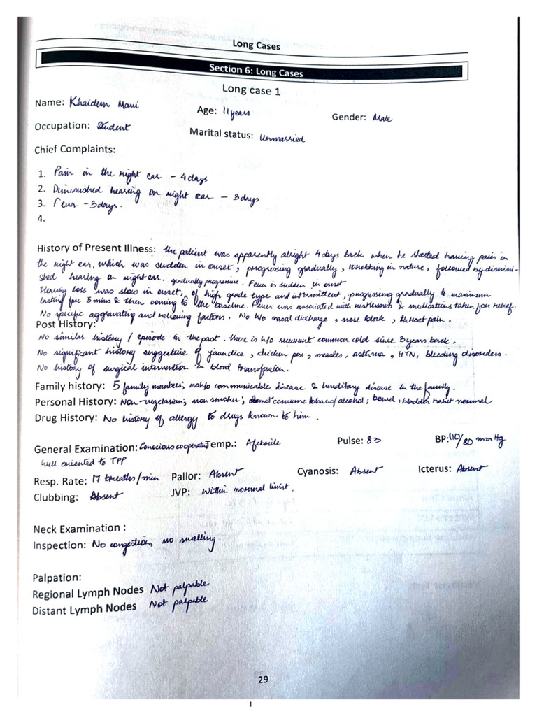 Ent Logbook Sample | PDF