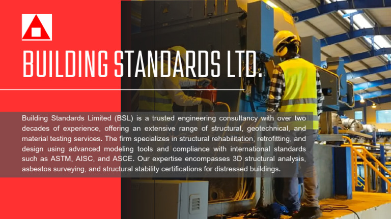 Engineering Consultancy Services BSL | PDF