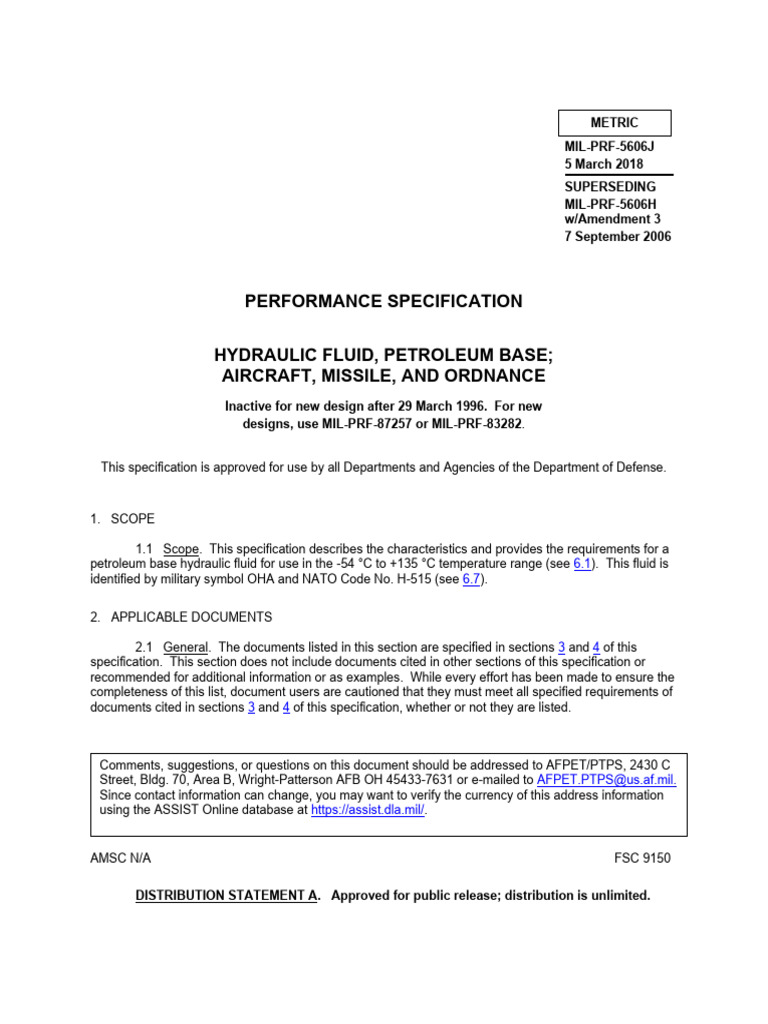 MIL-PRF-5606J | PDF