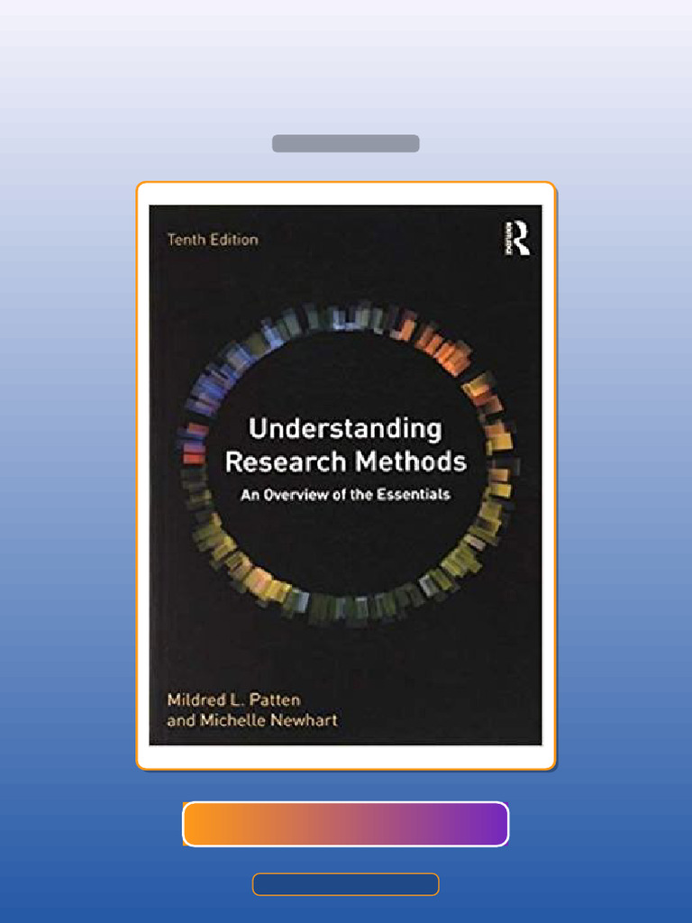 Test Bank for Understanding Research Methods 10th Edition by Mildred L ...