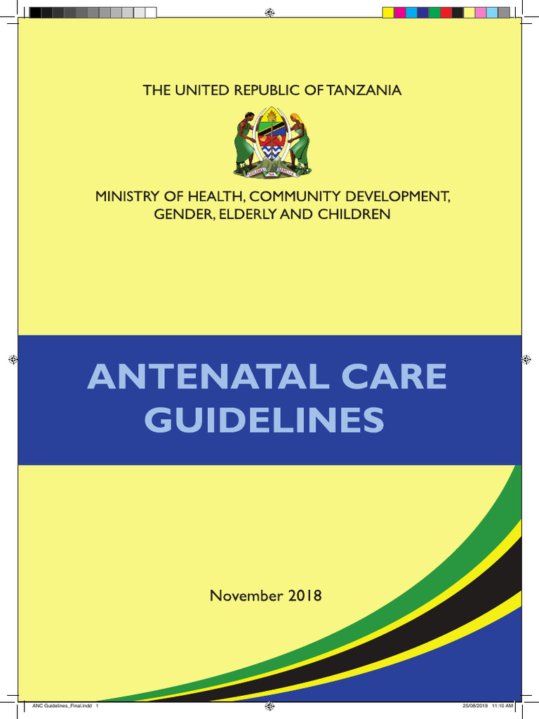 Tanzania Antenatal Care Guidelines | PDF | Maternal Death | Pregnancy