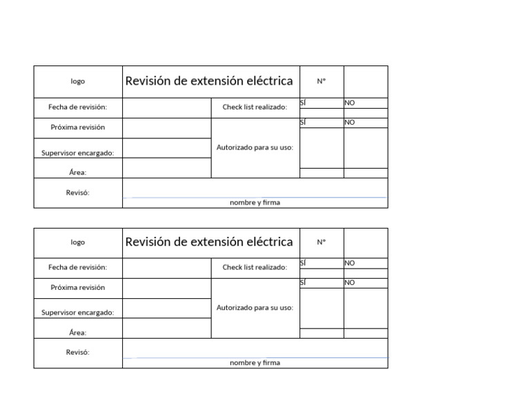 Revisión de Extensión Eléctrica | PDF
