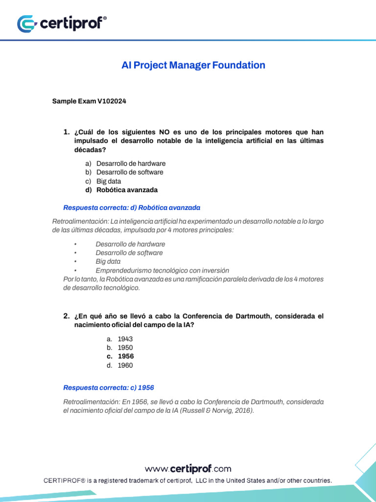 Fundamentos de IA en Gestión de Proyectos | PDF | Inteligencia ...