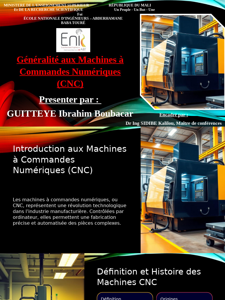 Introduction aux Machines CNC et Applications | PDF | Usinage ...
