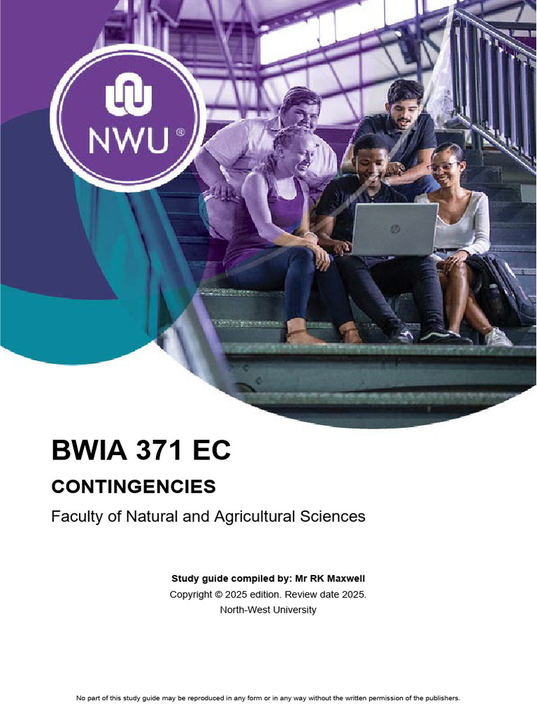 Contingencies Study Guide BWIA 371 | PDF | Plagiarism | Turnitin