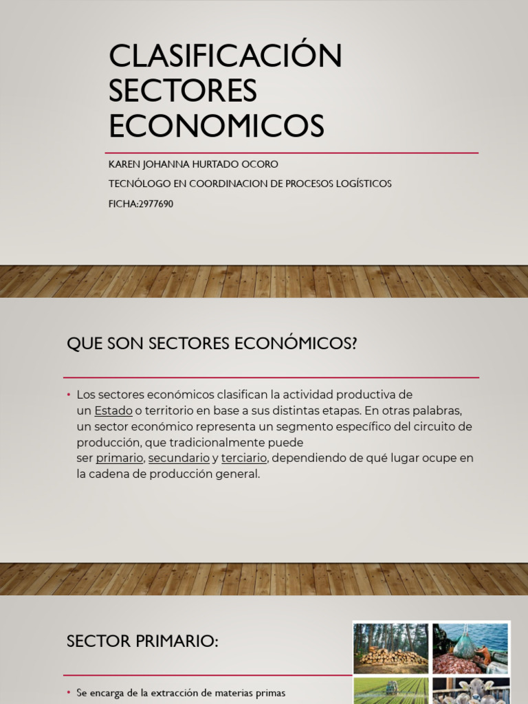 Clasificación de Sectores Económicos | PDF
