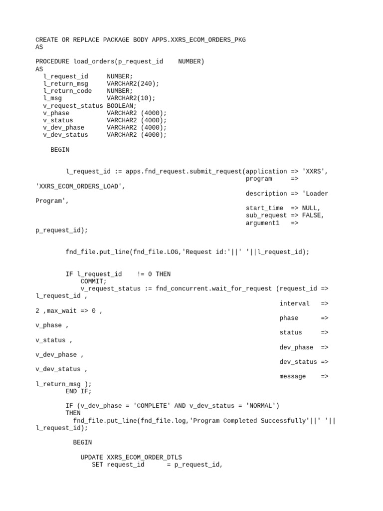 E-Commerce Order Processing Package | PDF
