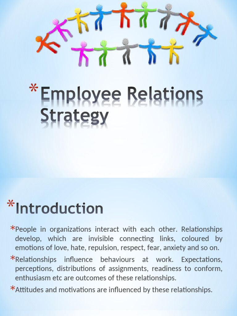 Effective Employee Relations Strategies | PDF | Employment | Motivation