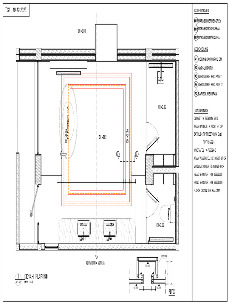Gb. Master Bathroom Lt.2 Rev. 10.12.2025 | PDF | Bathing | Bathroom
